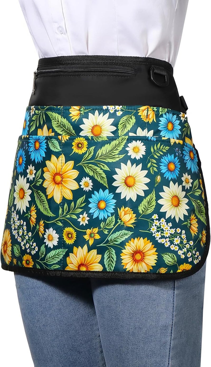 Bafelia Garden Apron for Women with 6 Pocket,Half Florist Apron - Image 5